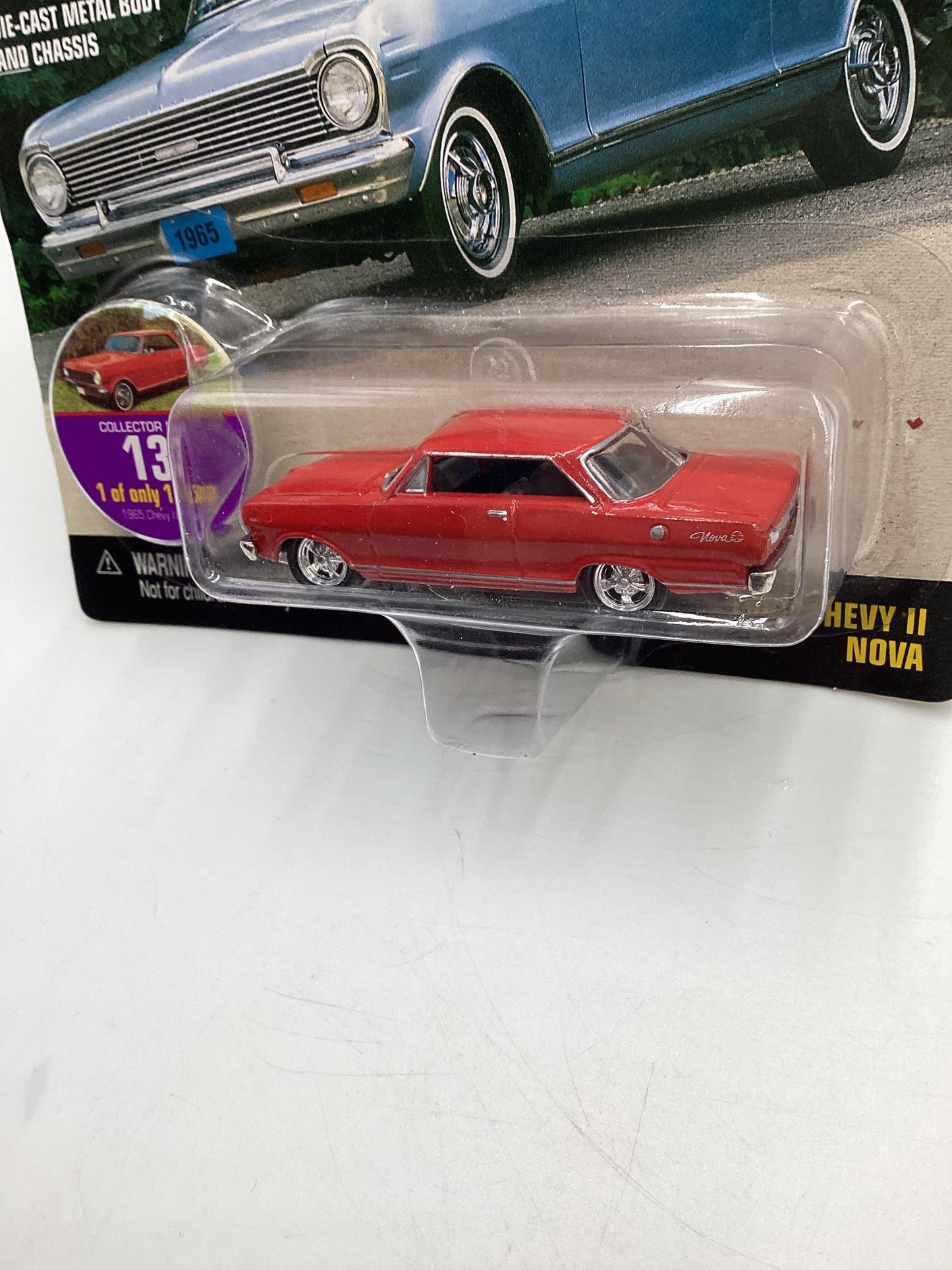 Johnny Lightning Muscle Cars USA 1965 Chevy II Nova Red 186F