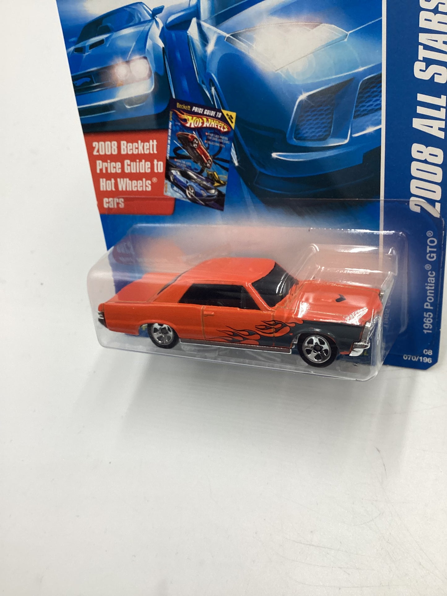 2008 Hot Wheels All Stars #70 1965 Pontiac GTO Orange 54G