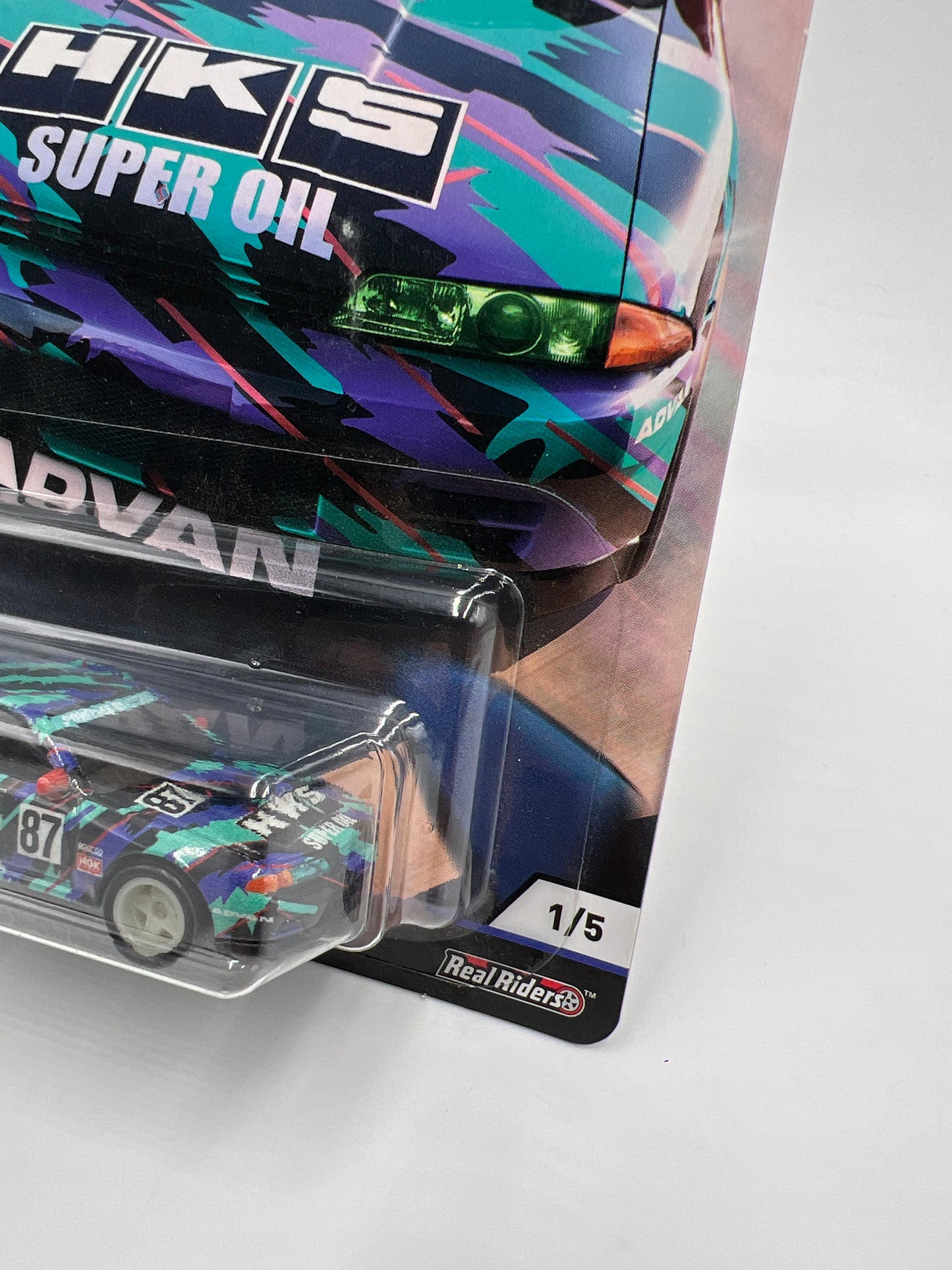 Hot Wheels Premium Open Track #1 Nissan Skyline GT-R HKS W/Protector