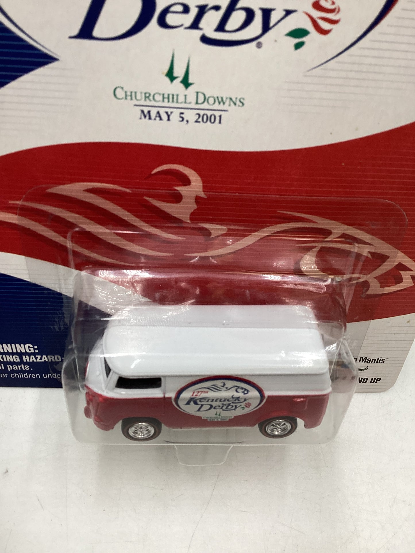 Johnny Lightning 127th Kentucky Derby VW Bus Red 1/2500 214A