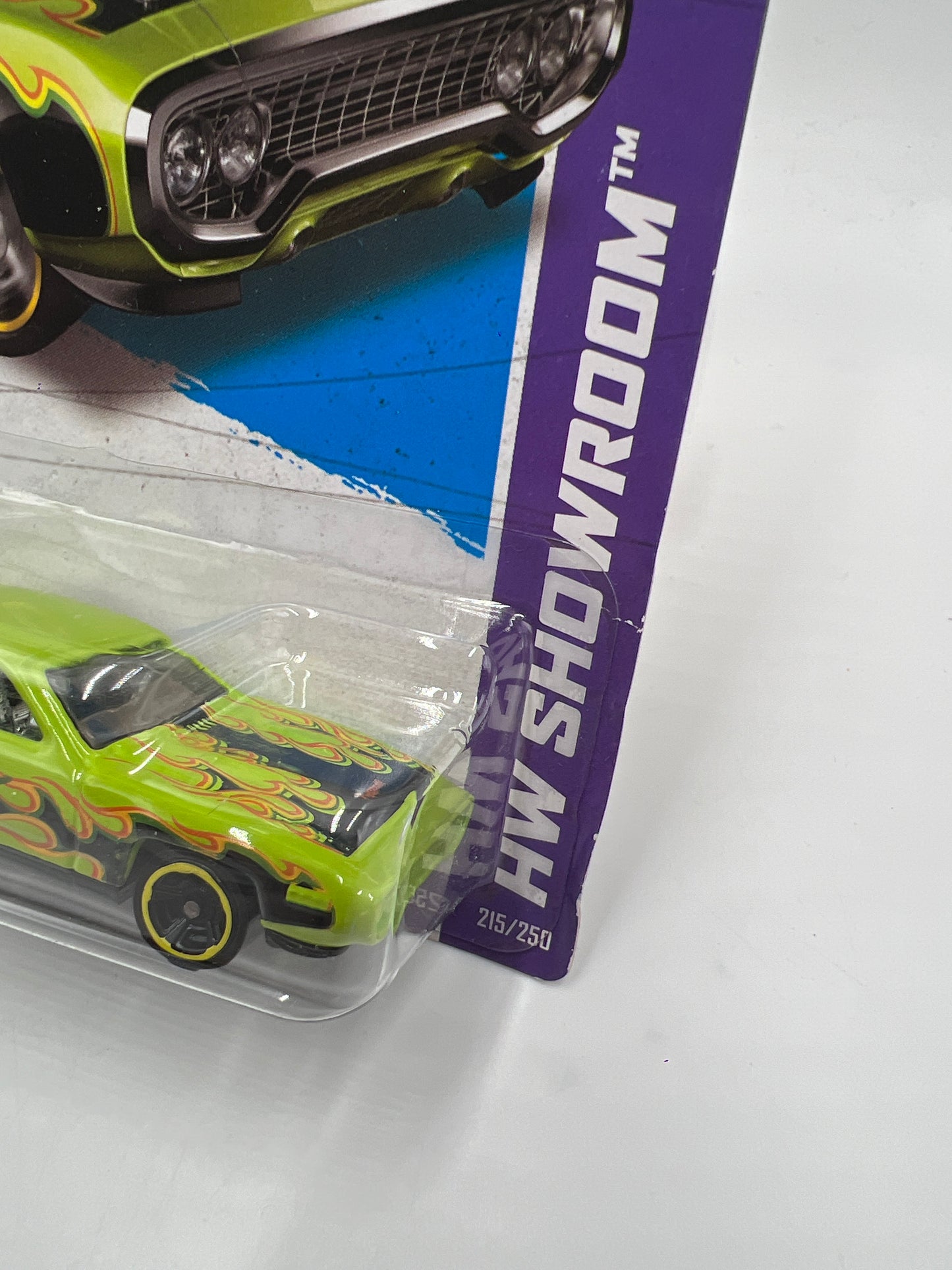 2013 Hot Wheels Kmart Exclusive #215 71 Plymouth Road Runner Light Green 240E