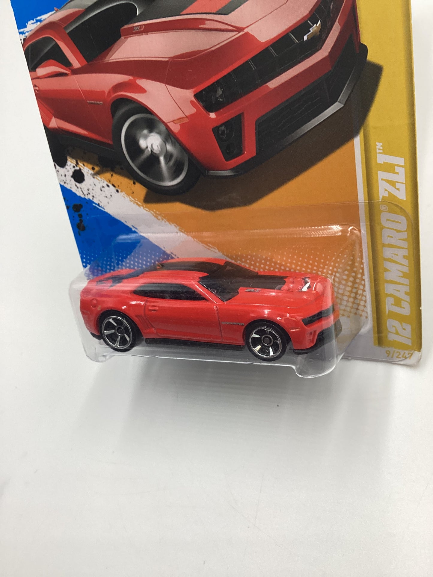 2012 Hot Wheels New Models #9 12 Camaro ZL1 Red 8D