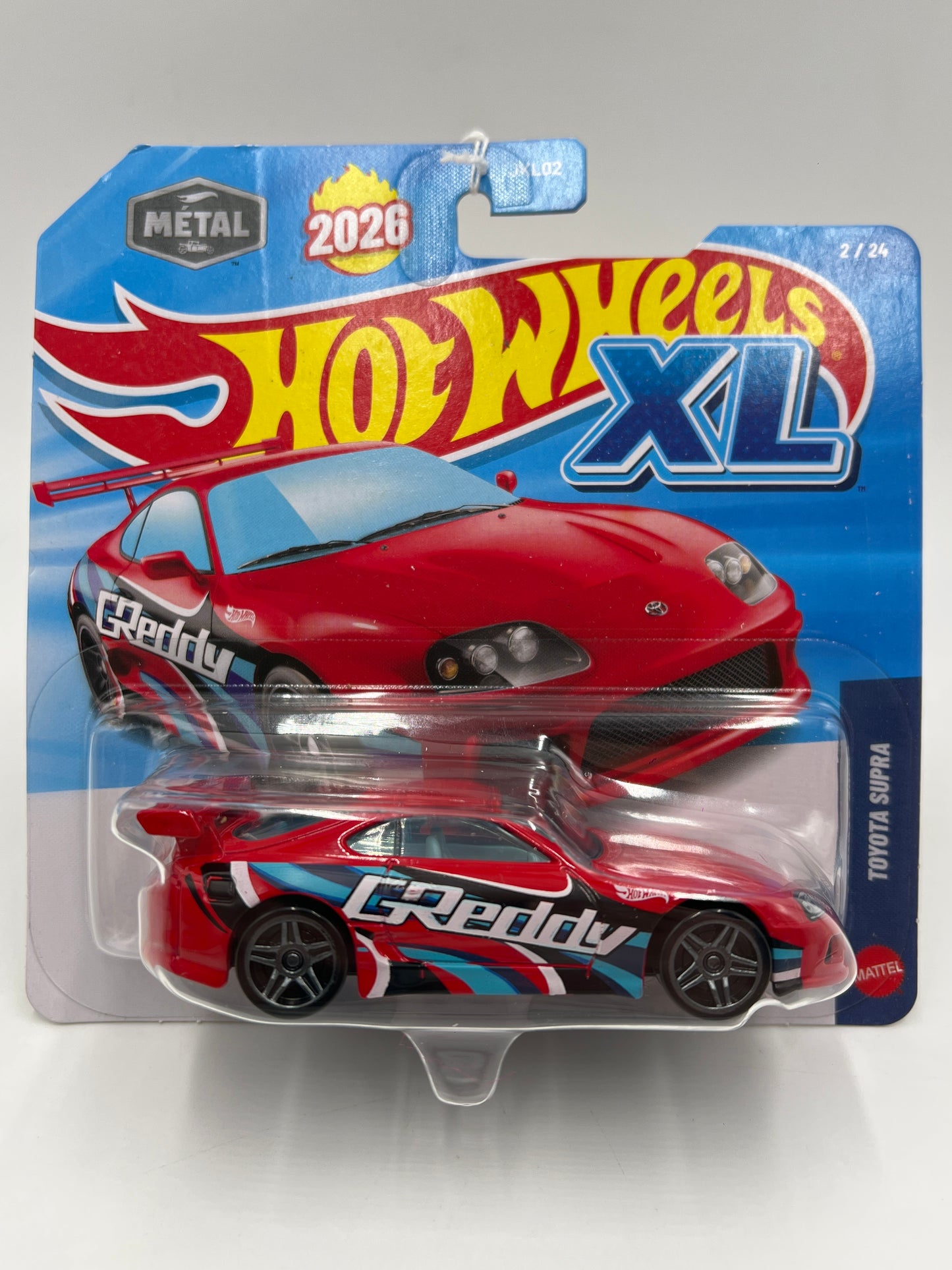 2026 Hot Wheels XL #2 Toyota Supra GReddy Red