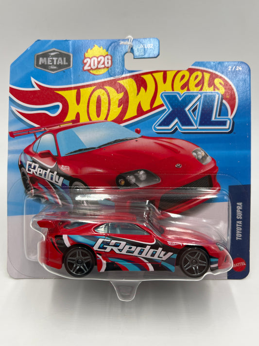 2026 Hot Wheels XL #2 Toyota Supra GReddy Red