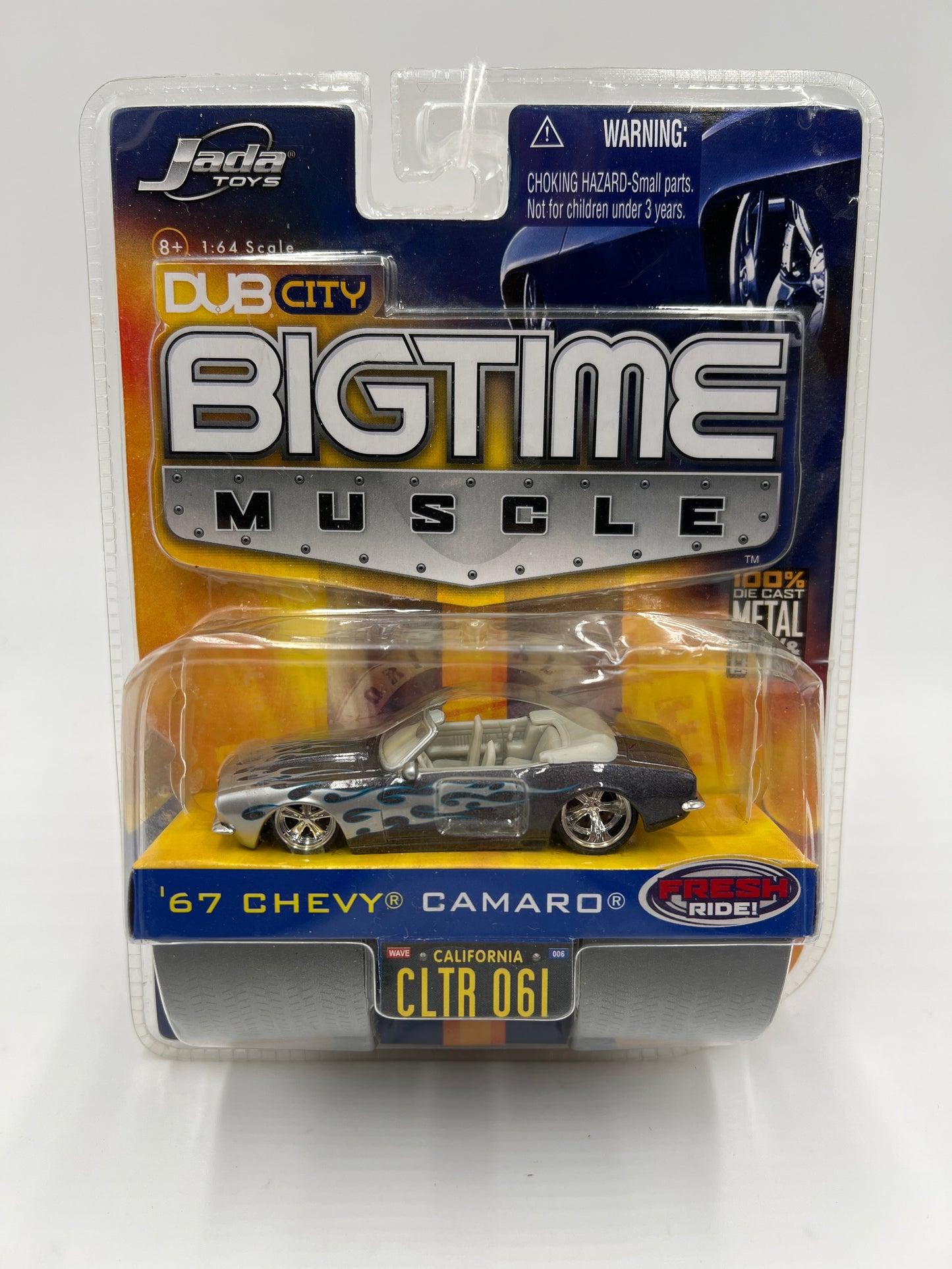 Jada Dub City Big Time Muscle Wave 6 #61 67 Chevy Camaro Convertible Gray 184D