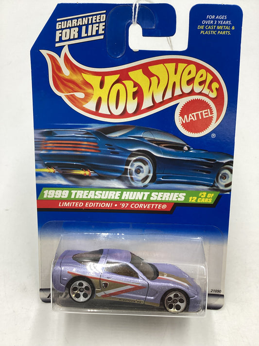 1999 Hot Wheels Treasure Hunt 3/12 97 Corvette #931 275H