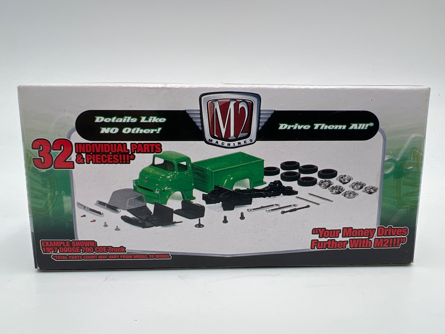 M2 Machines R24 Auto Trucks 1957 Dodge COE Green