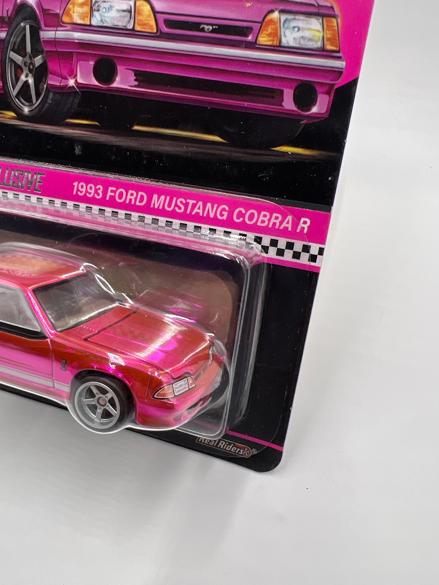 2024 Hot Wheels RLC Club Exclusive 1993 Ford Mustang Cobra R Pink W/Protector