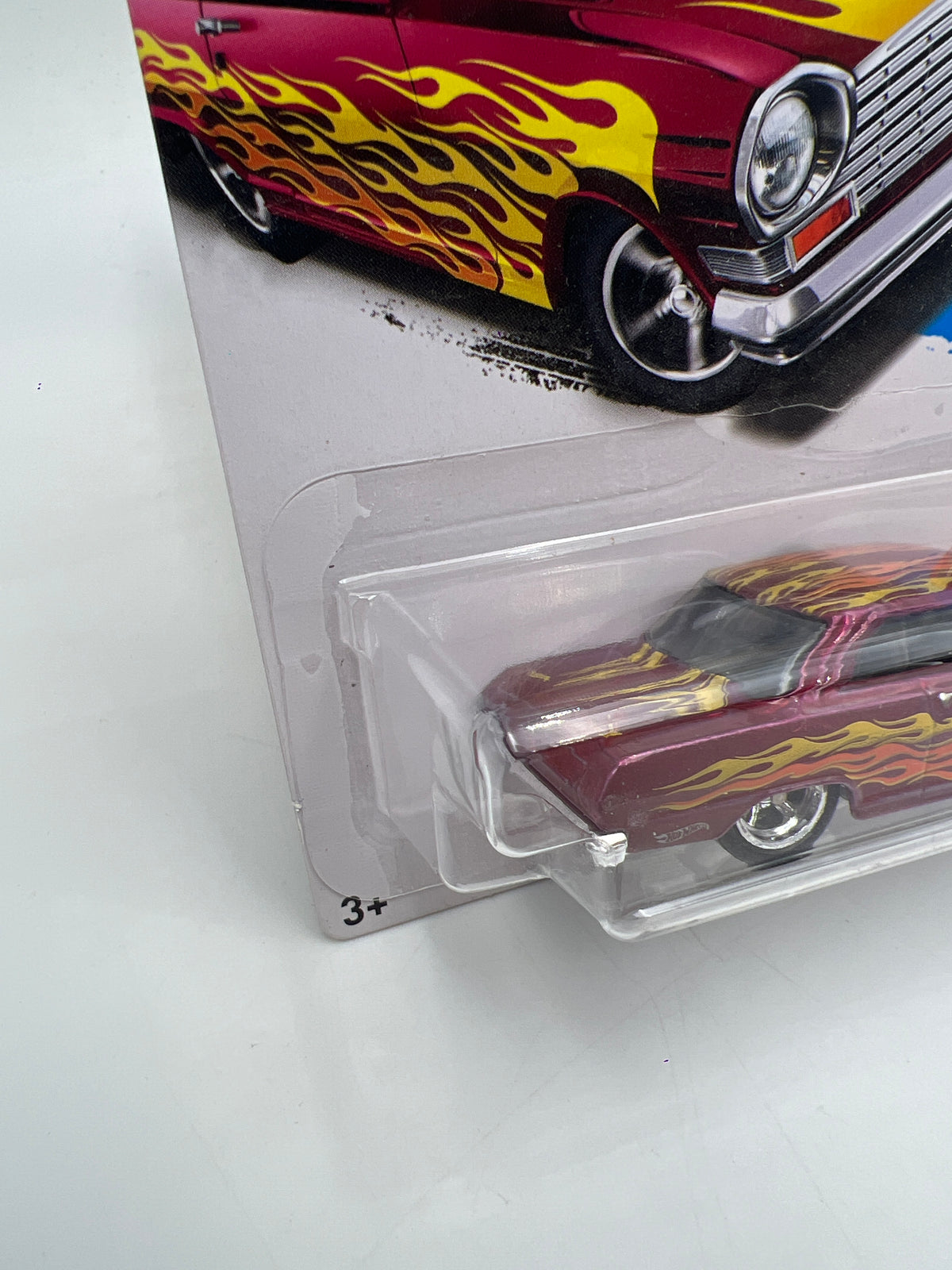 2017 Hot Wheels Factory Sealed Super Treasure Hunt 63 Chevy II Pink W/Protector