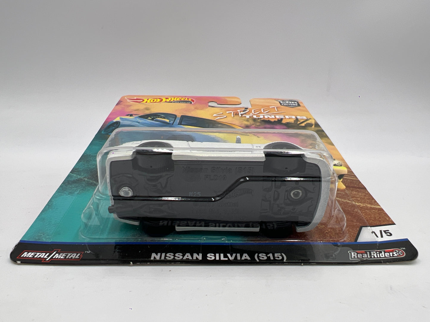 Hot Wheels Premium Street Tuners #1 Nissan Silvia S15 White W/Protector
