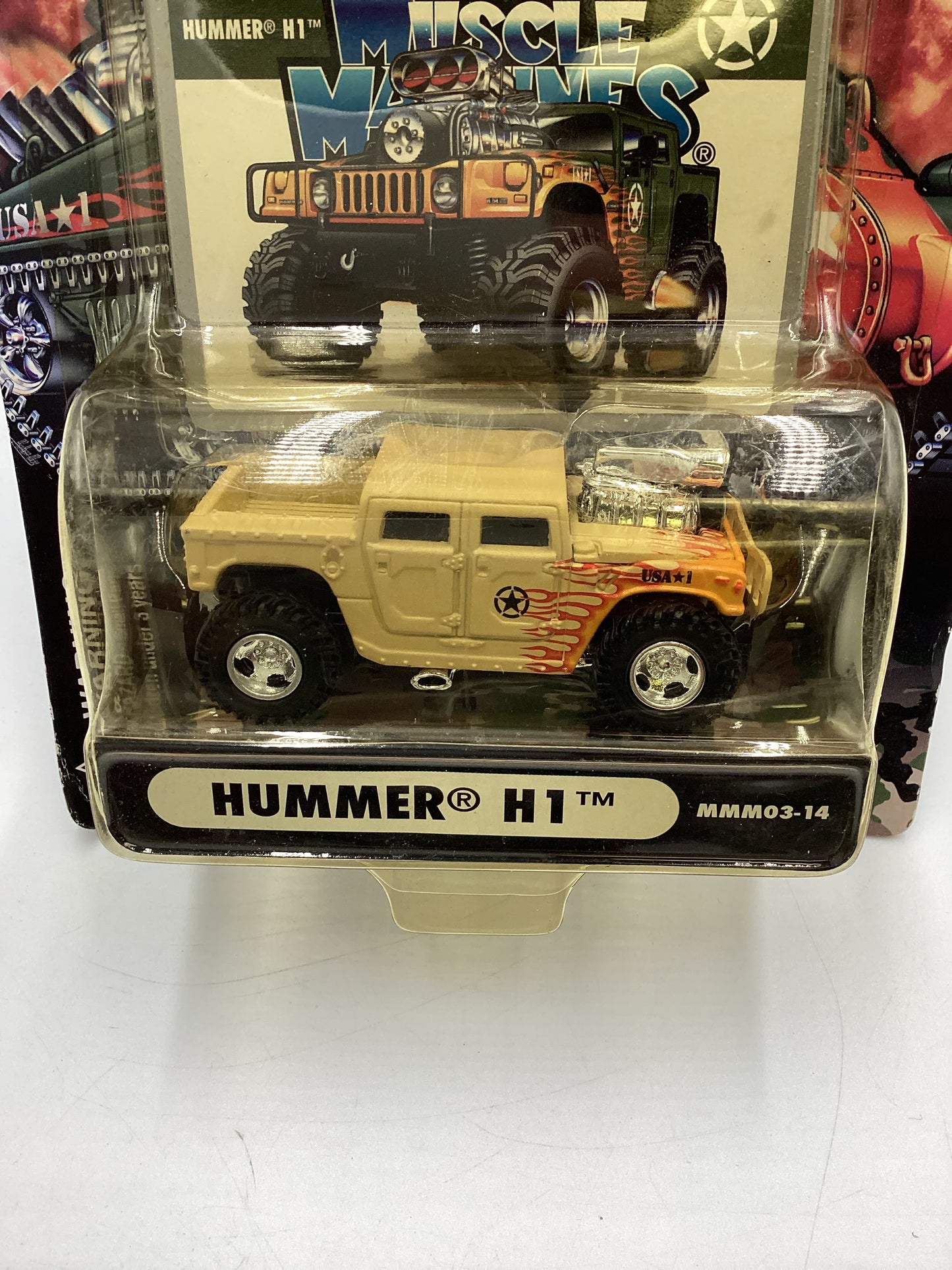 Military Muscle Machines  MMM03-14 Hummer H1 Tan (SR)