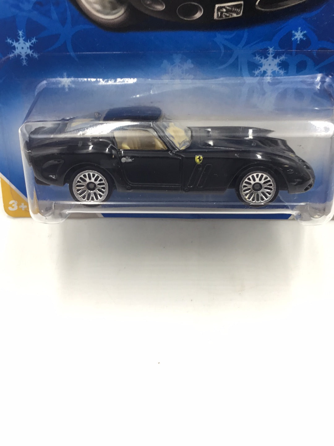 2009 Hot Wheels Target snowflake card #5 Ferrari 250 GTO with protector