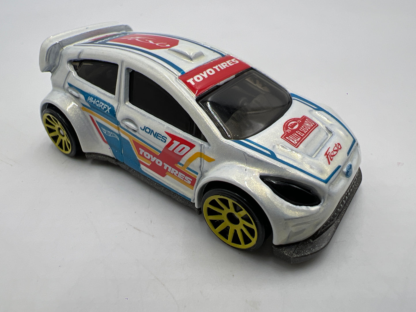 2019 Hot Wheels Mystery Models Series 2 #10 12 Ford Fiesta White