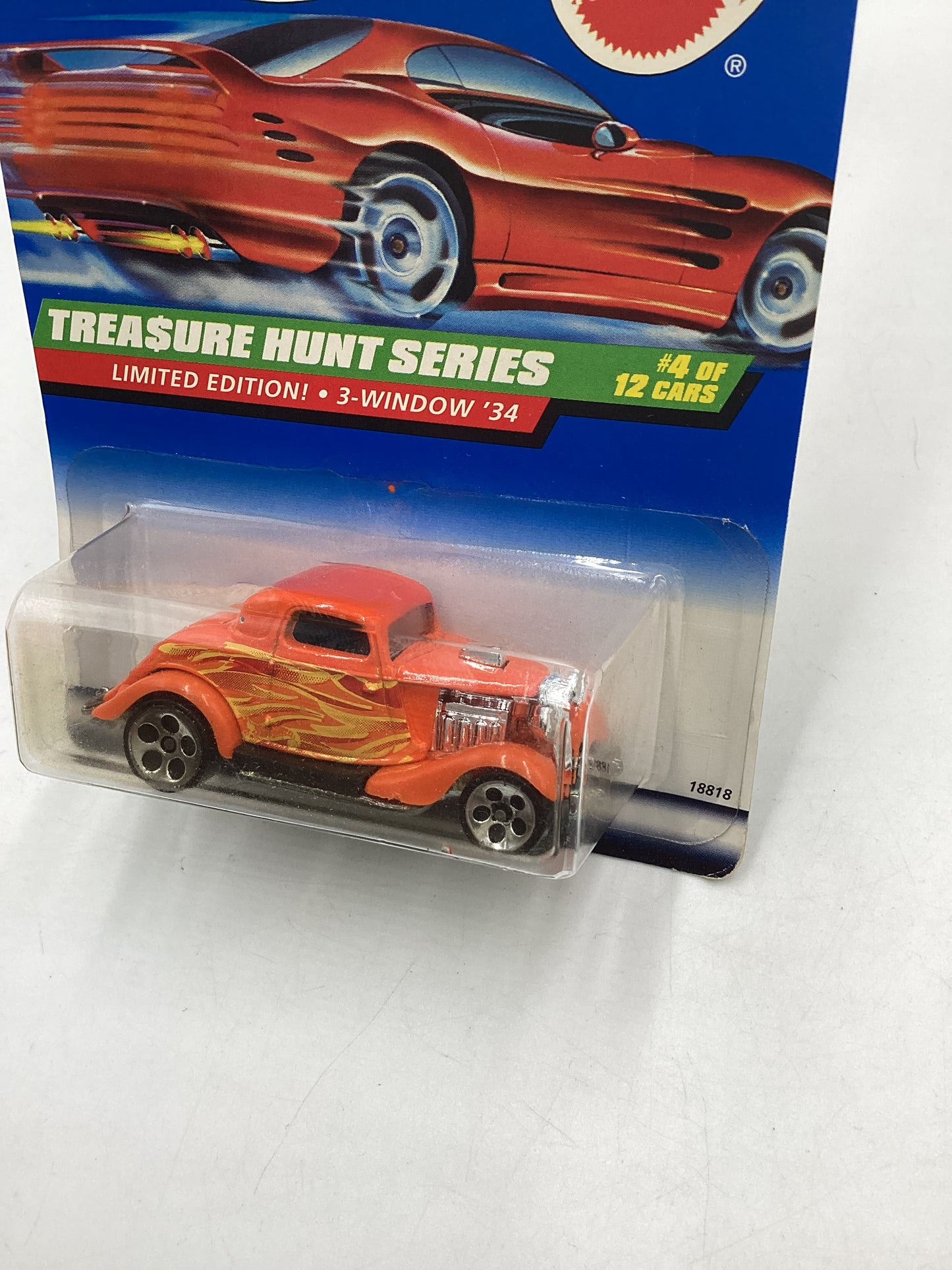 1998 Hot Wheels Treasure Hunt 4/12 3-Window 34 #752 277O