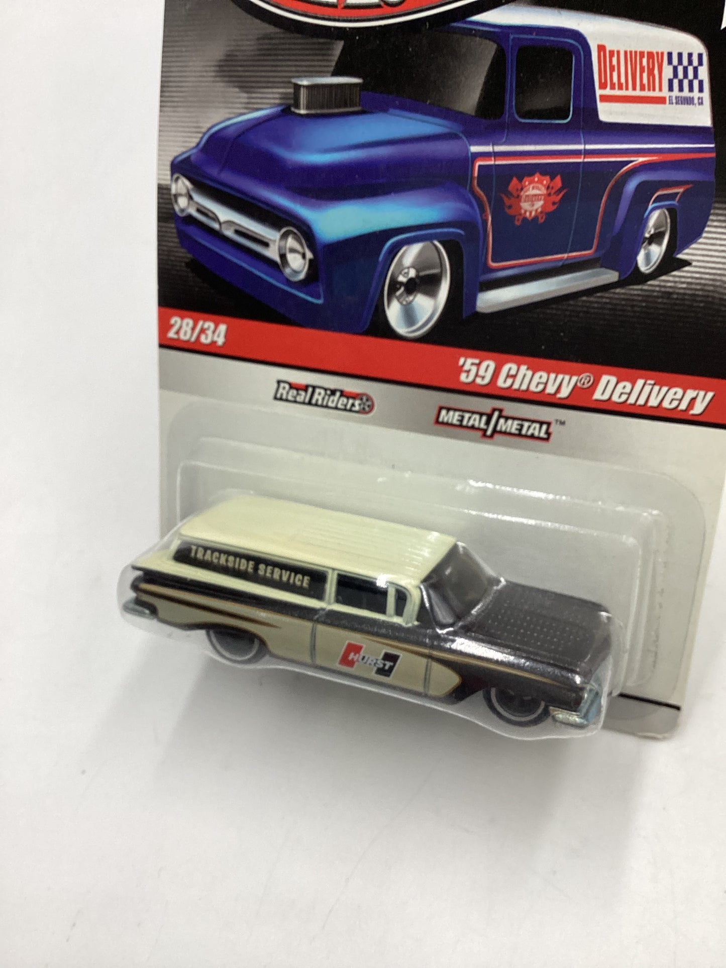 Hot wheels Slick rides #28 59 Chevy Delivery Hurst