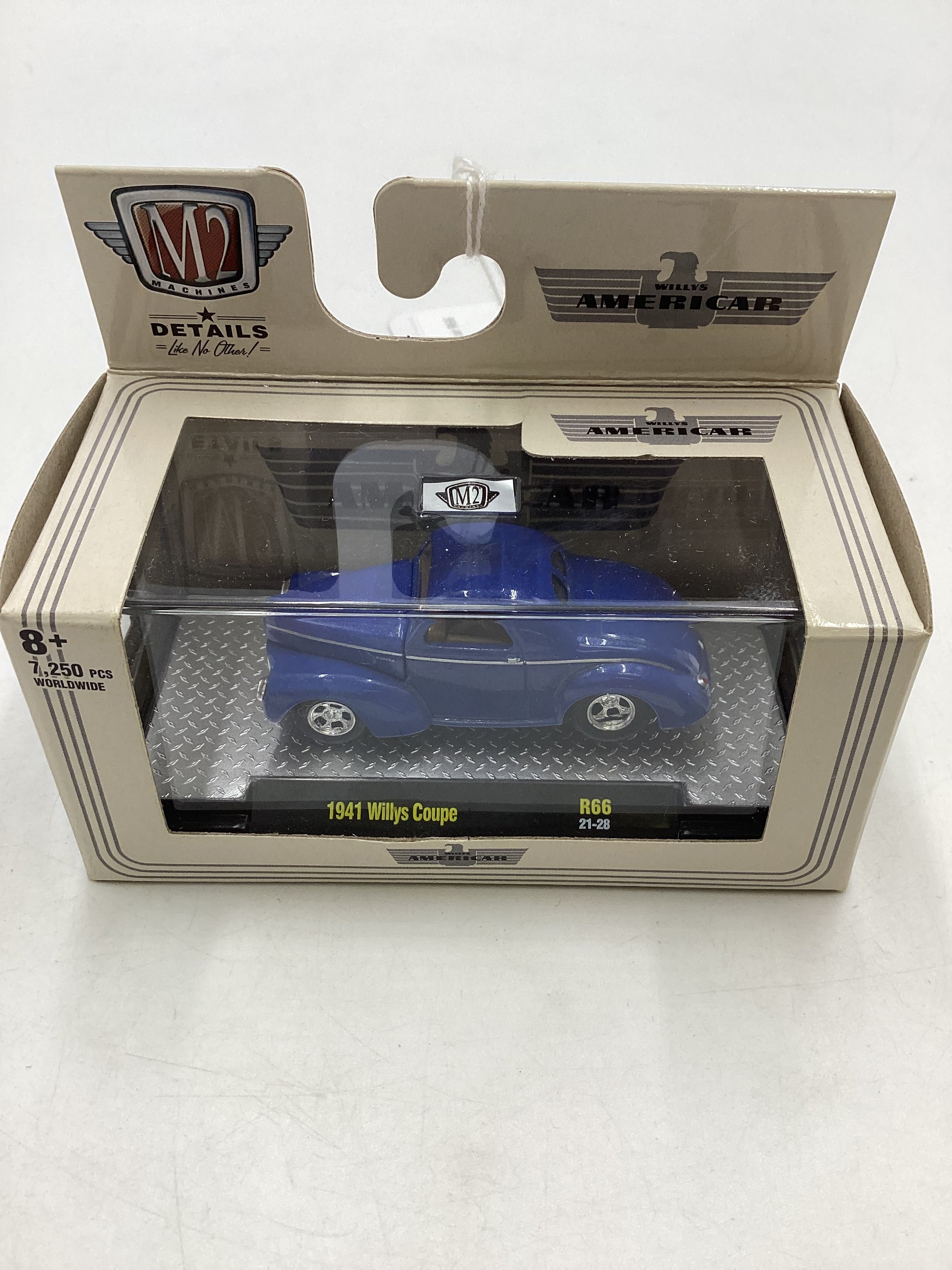 M2 Machines Willys Americar 1941 Willys Coupe Blue R66