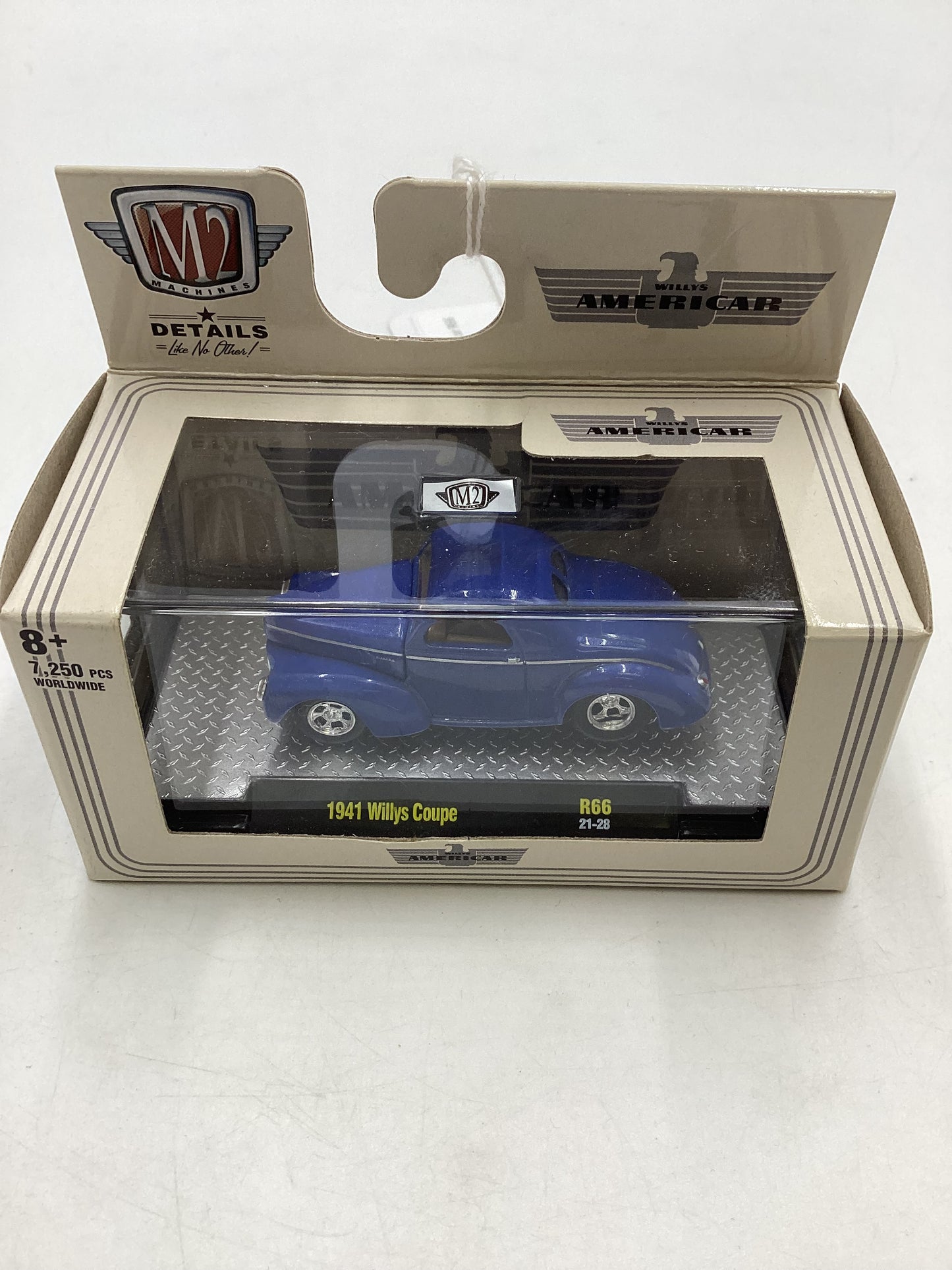 M2 Machines Willys Americar 1941 Willys Coupe Blue R66