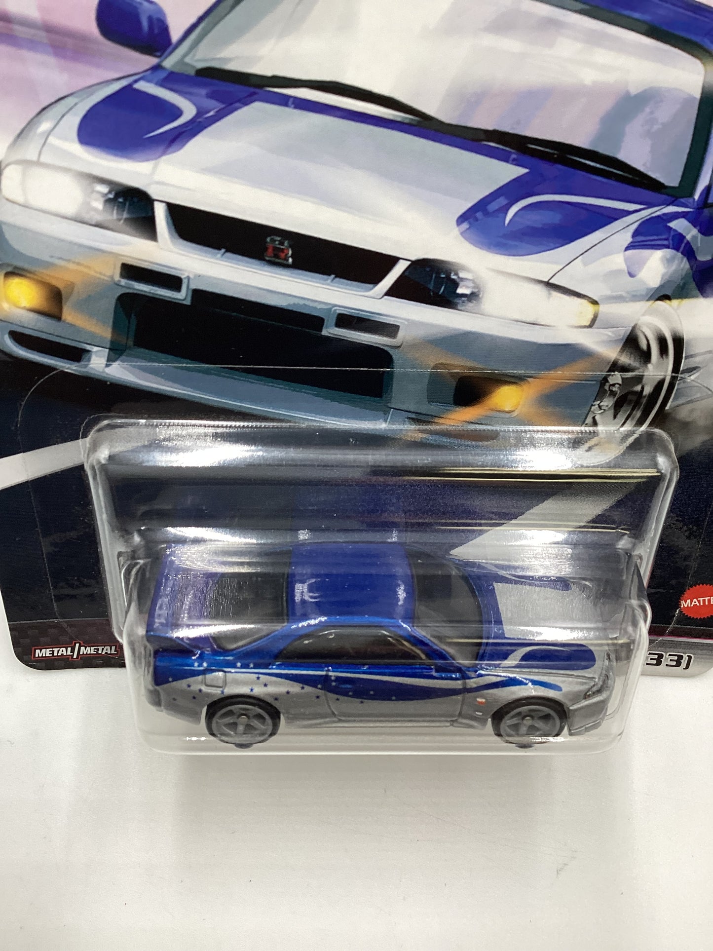 Hot Wheels Fast & Furious Quick Shifters #2 Nissan Skyline GT-R BCNR33 W/Protector