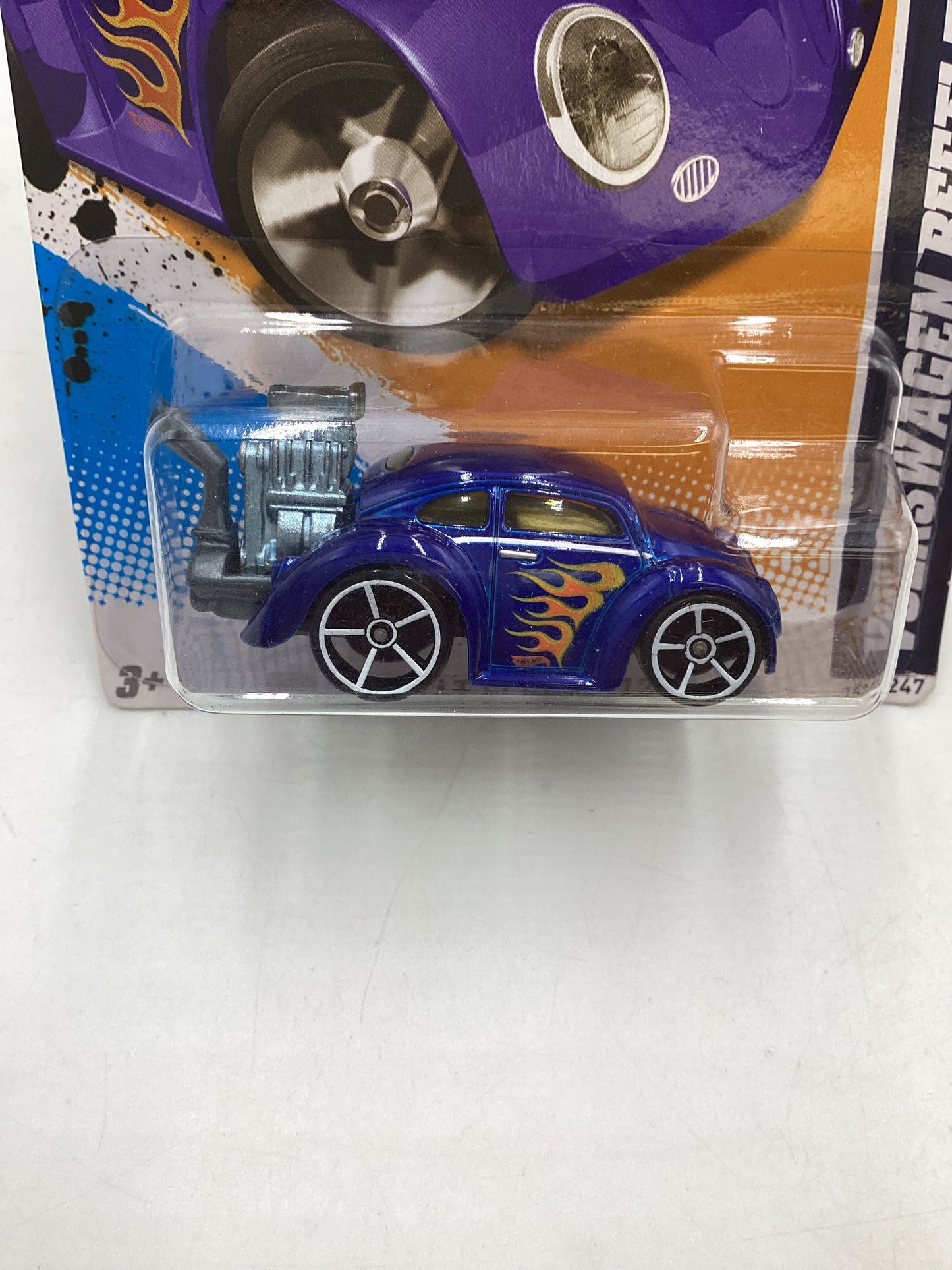 2012 HW Heat Fleet #151 Volkswagen Beetle Tooned Blue 96B