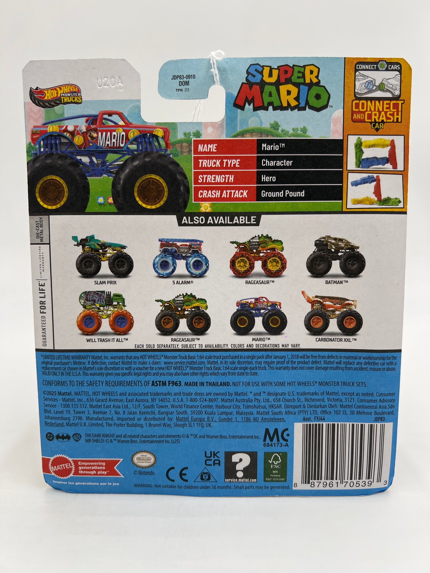 2025 Hot Wheels Monster Trucks Super Mario 128F
