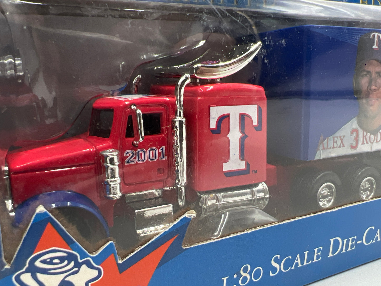 2001 White Rose Collectibles 1/80 Scale Team Mates Limited Edition Texas Rangers Semi