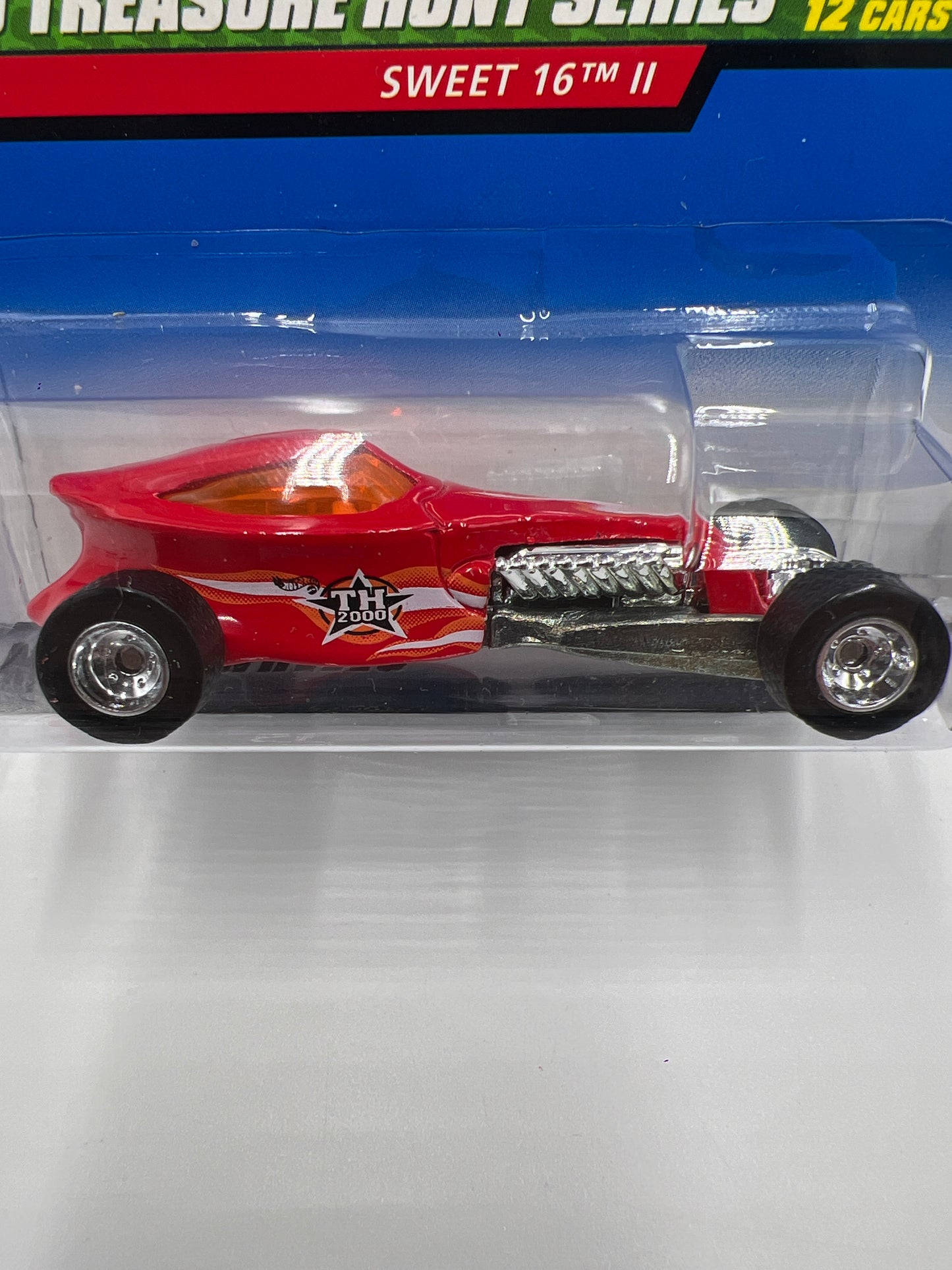 2000 Hot Wheels Treasure Hunt Real Riders #52 Sweet 16 II Red 275E