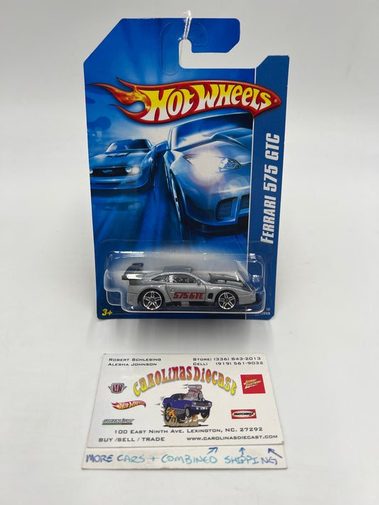2006 Hot Wheels All Stars #201 Ferrari 575 GTC Silver SR