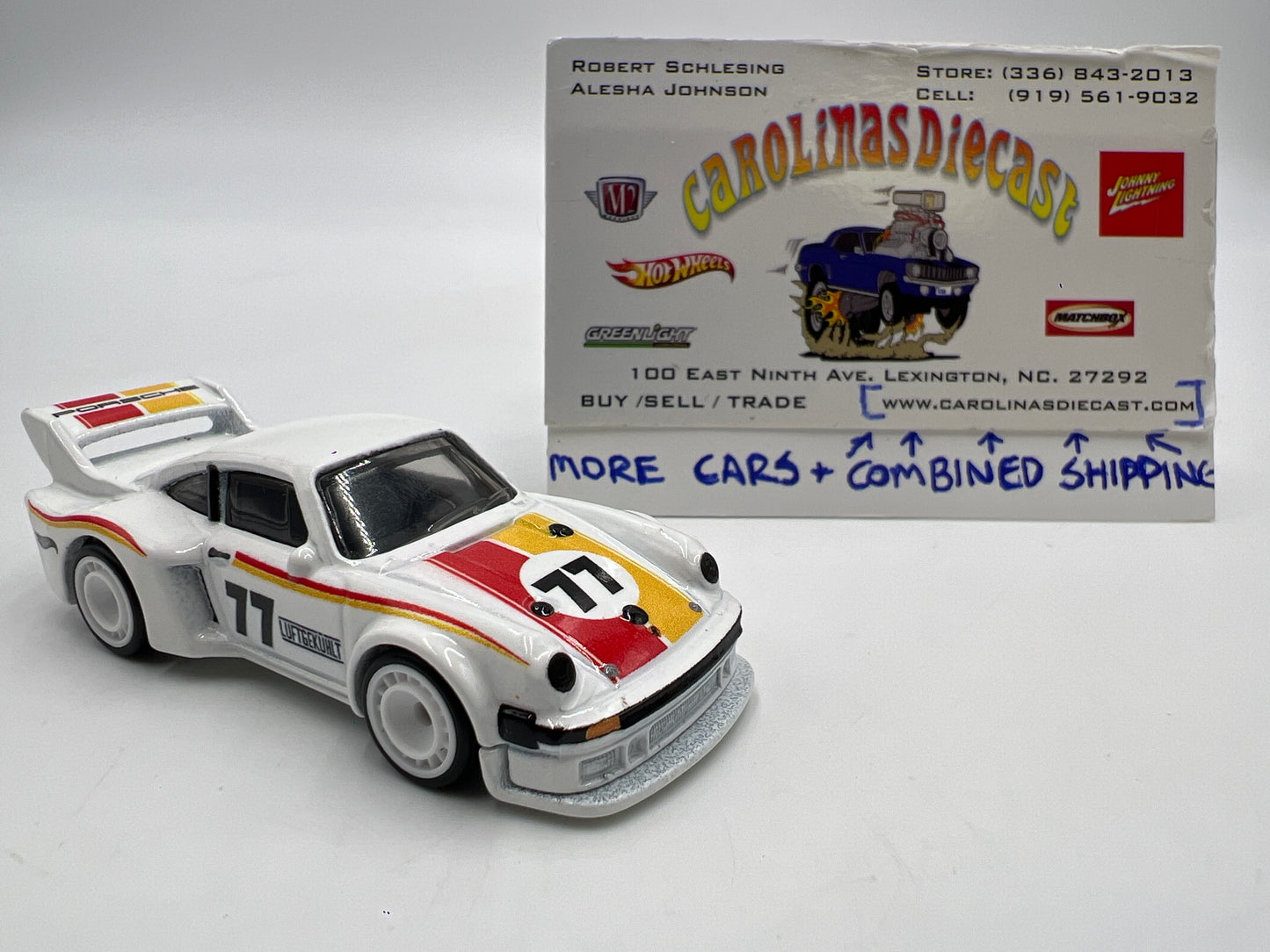 Hot Wheels Thrill Climbers Premium Porsche 934.5 White Loose