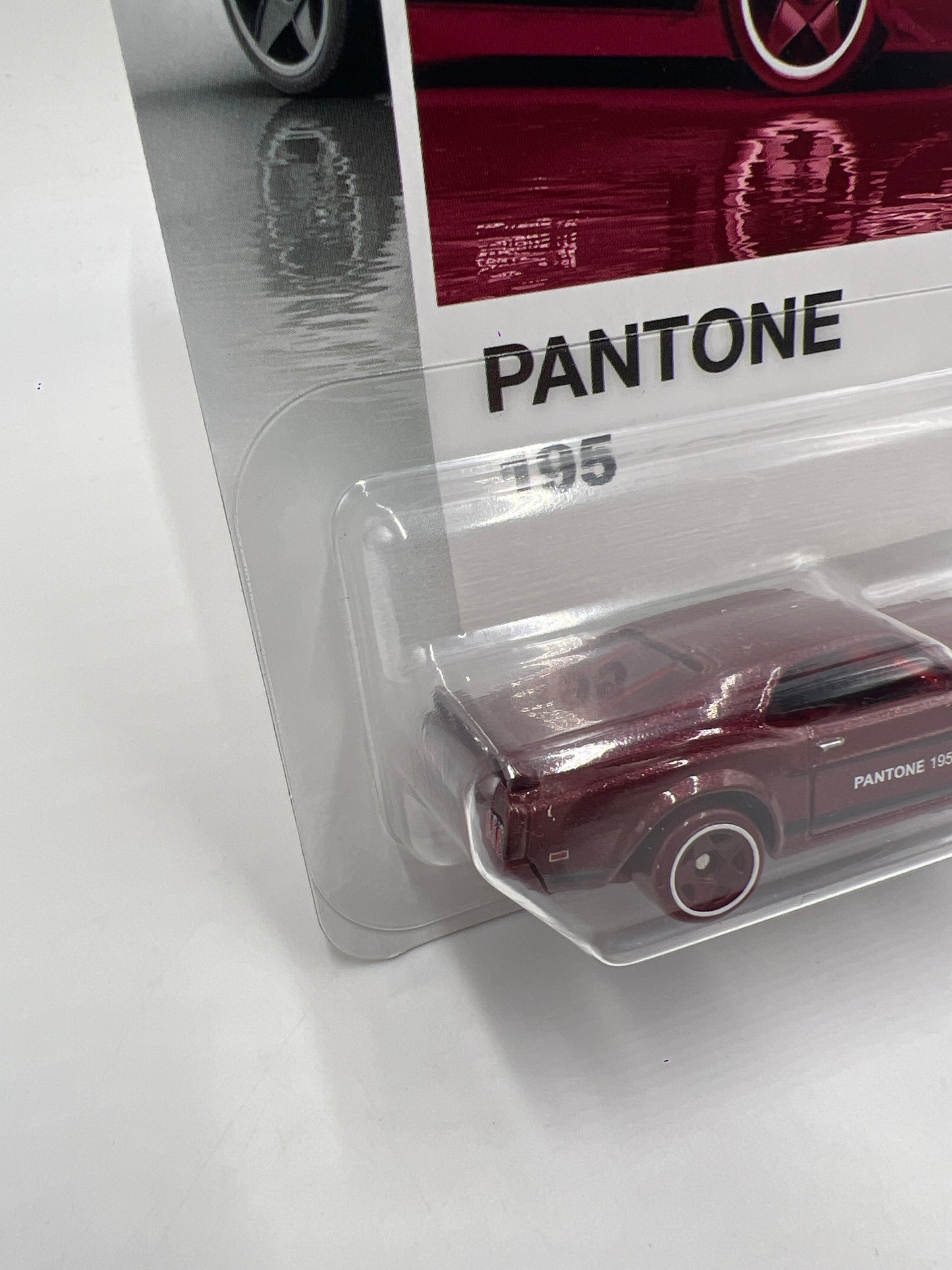 Hot Wheels Silver Series Pantone 195 #2 69 Ford Mustang Boss 302  Maroon