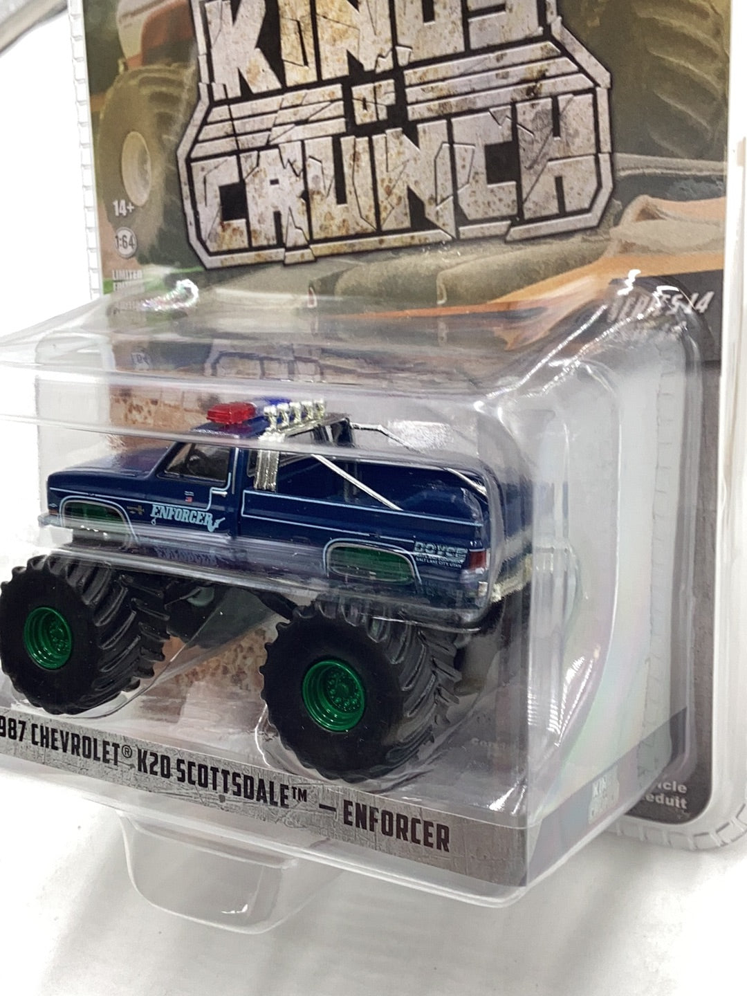 Greenlight Kings of crunch series 14 1987 Chevrolet K20 Scottsdale Enforcer Chase