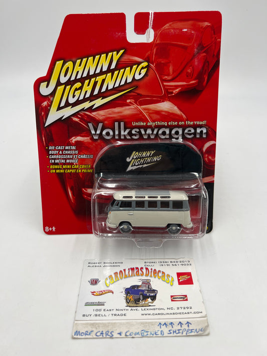 Johnny Lightning Volkswagen 1966 Samba Bus White 221F