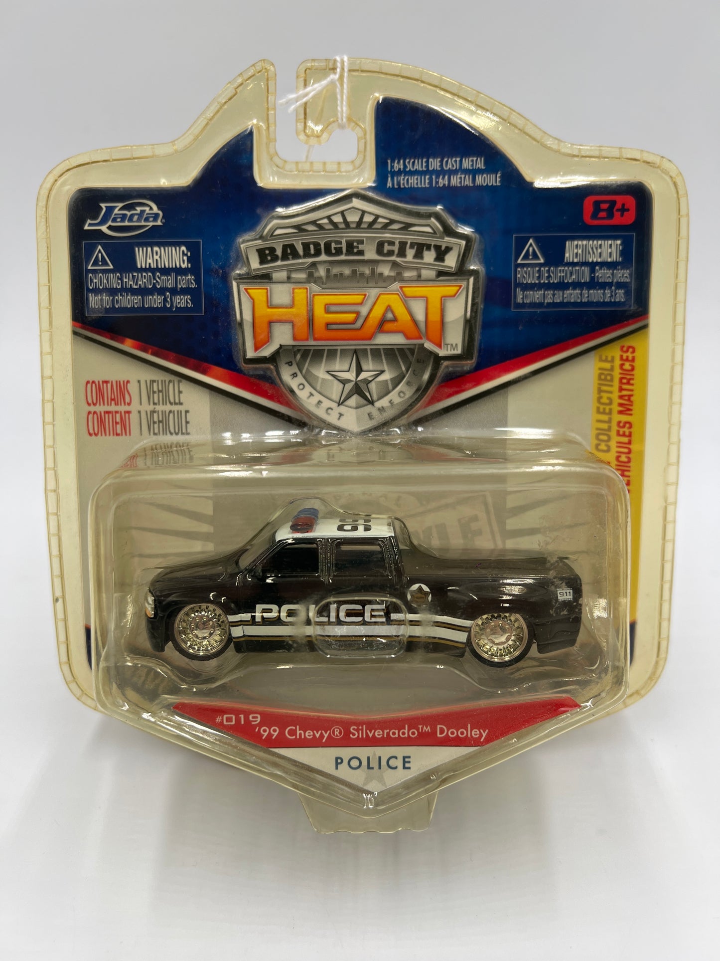 2010 Jada Badge City Heat Wave 2 #19 99 Chevy Silverado Dooley Police 186B