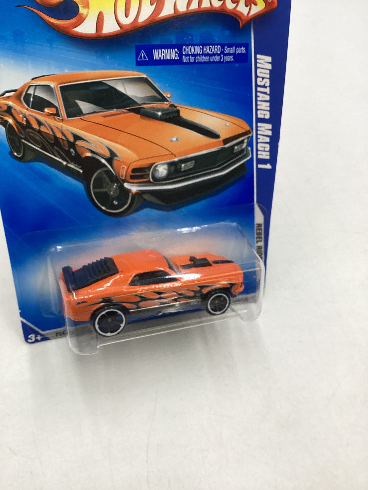 2009 Hot Wheels #144 Mustang Mach 1 Orange 23D