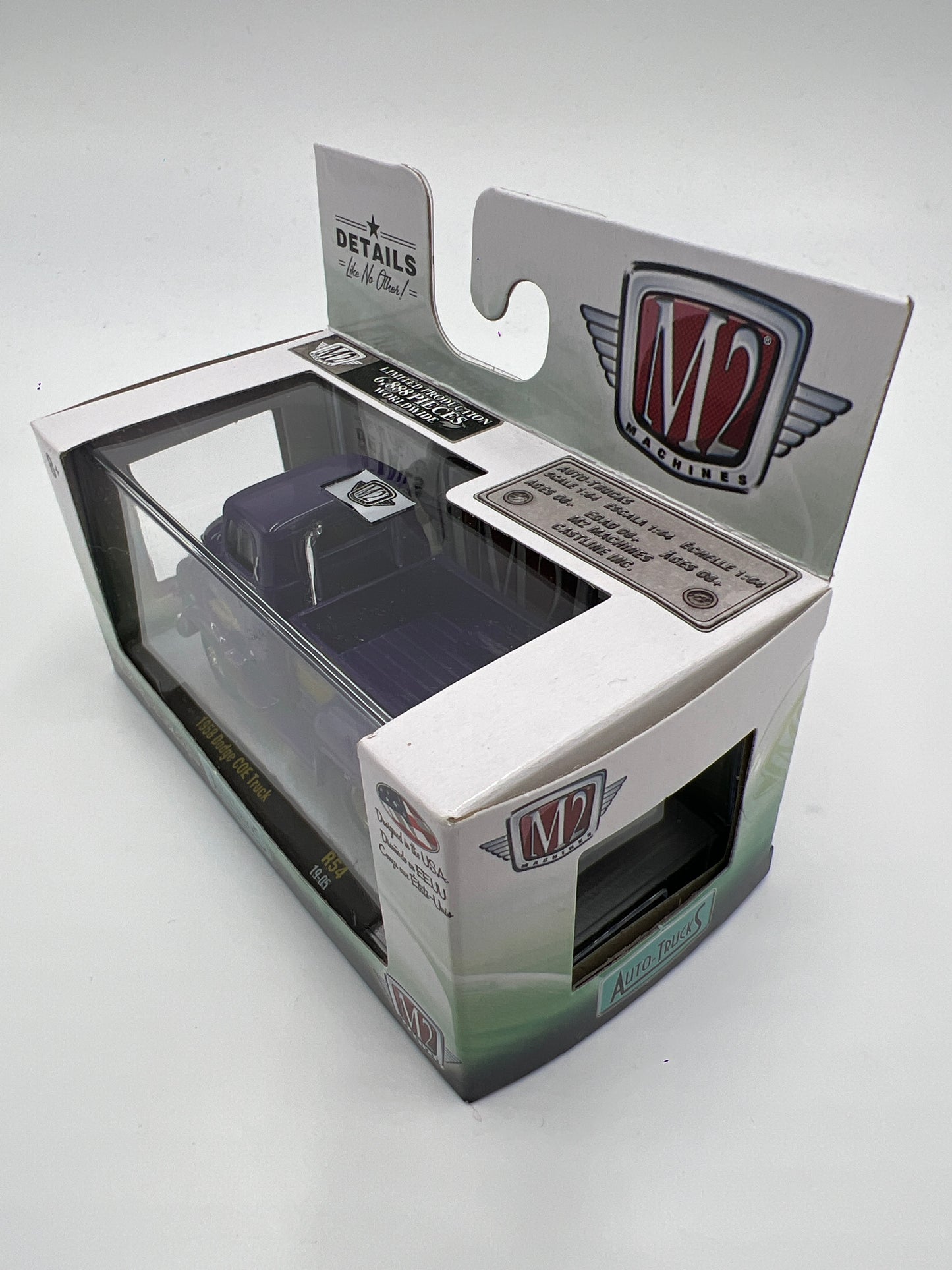 M2 Machines Auto Trucks 1958 Dodge COE Truck Purple R54