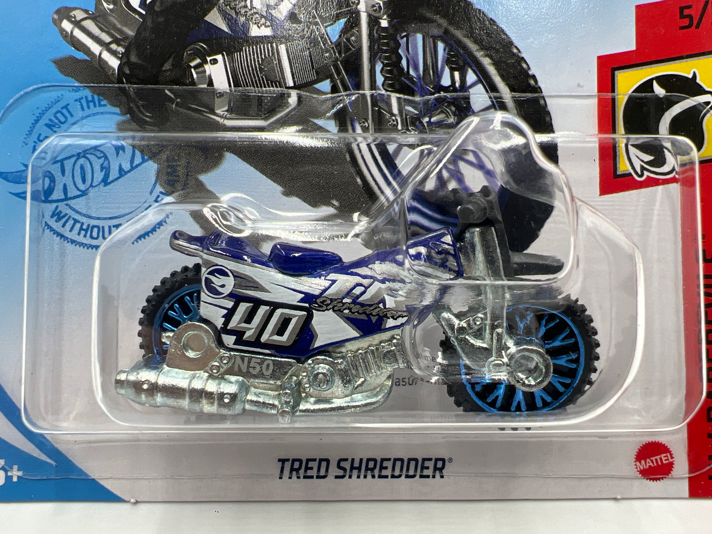 2021 Hot Wheels Treasure Hunt #136 Tred Shredder Blue 282G