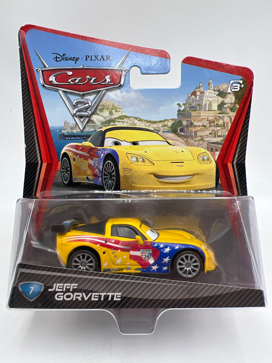 Disney Pixar Cars 2 #7 Jeff Gorvette 137F