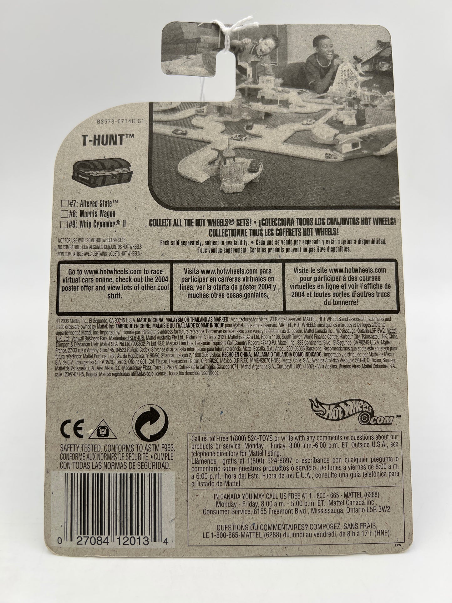 2004 Hot Wheels Treasure Hunt #109 Whip Creamer II Green W/Real Riders 273E