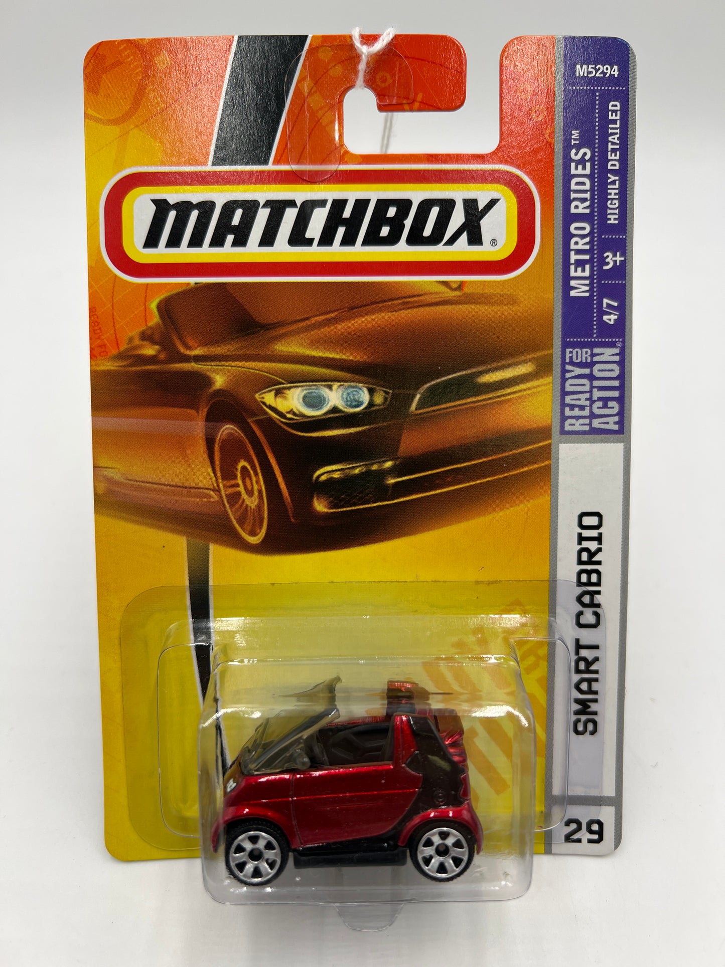 Matchbox Metro Rides Smart Cabrio Red #29