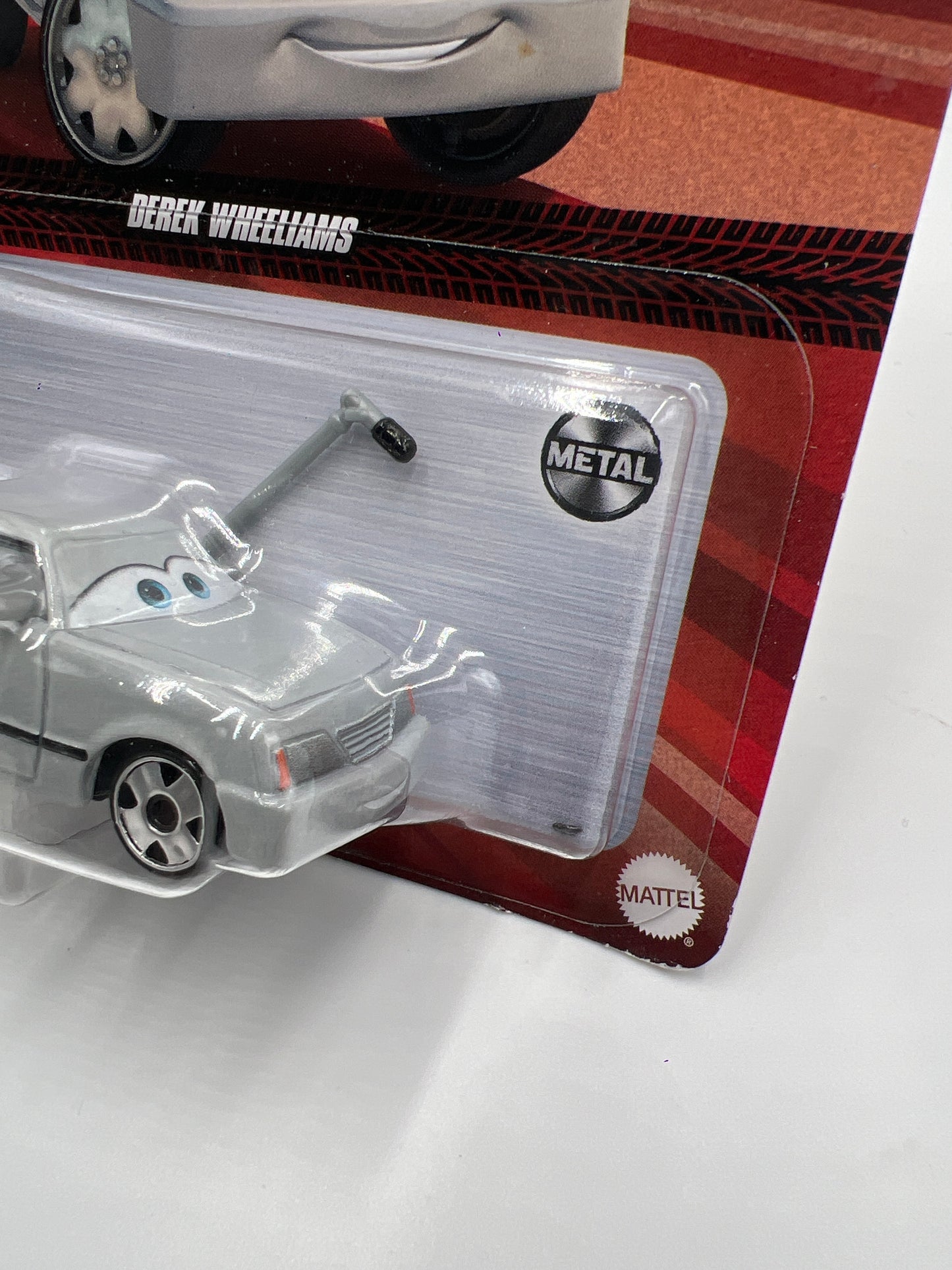 Disney Pixar Cars Derek Wheeliams Silver 138G