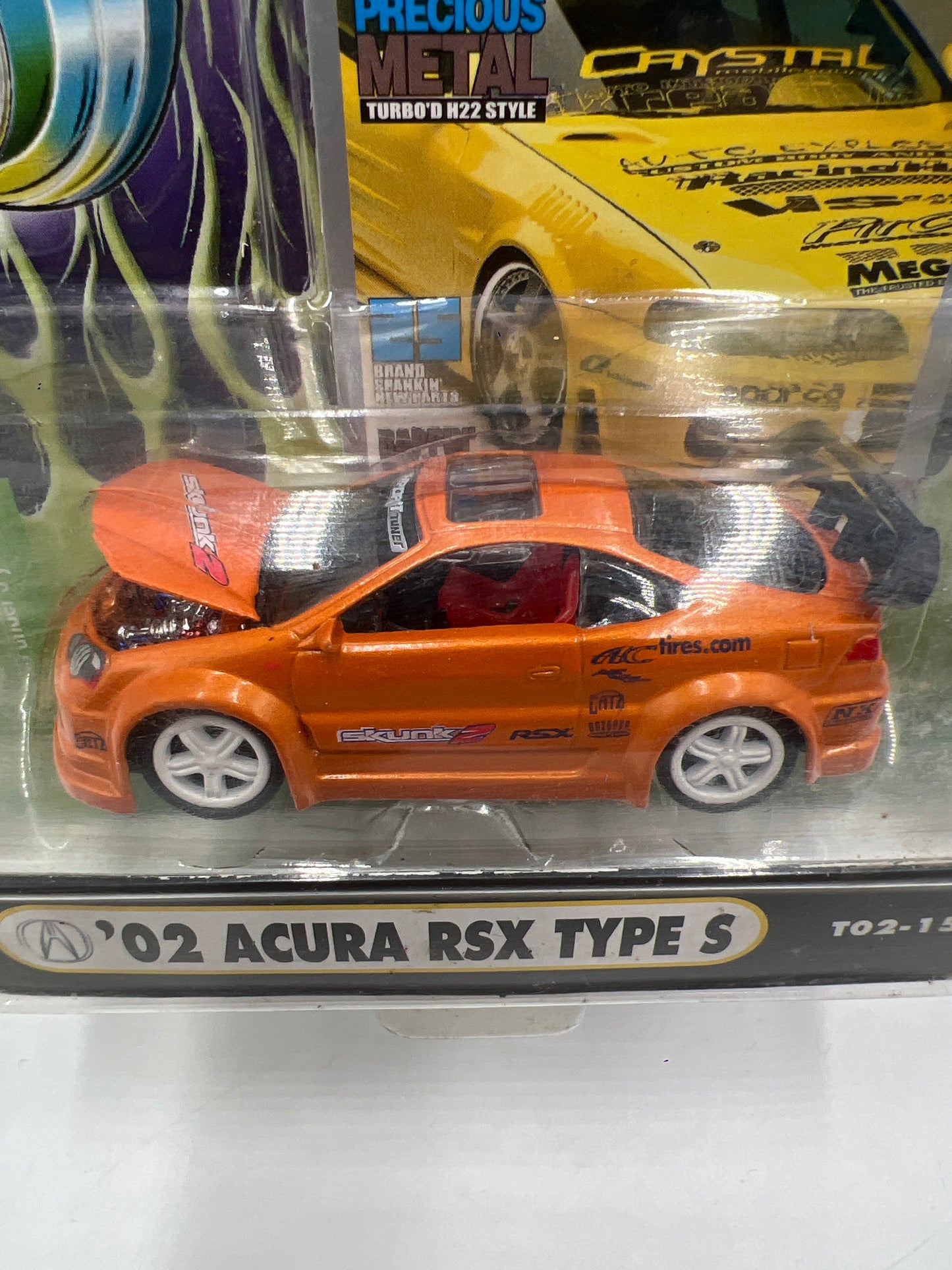 Muscle Machines Import Tuner 02 Acura RSX Type S Orange T02-15 220F
