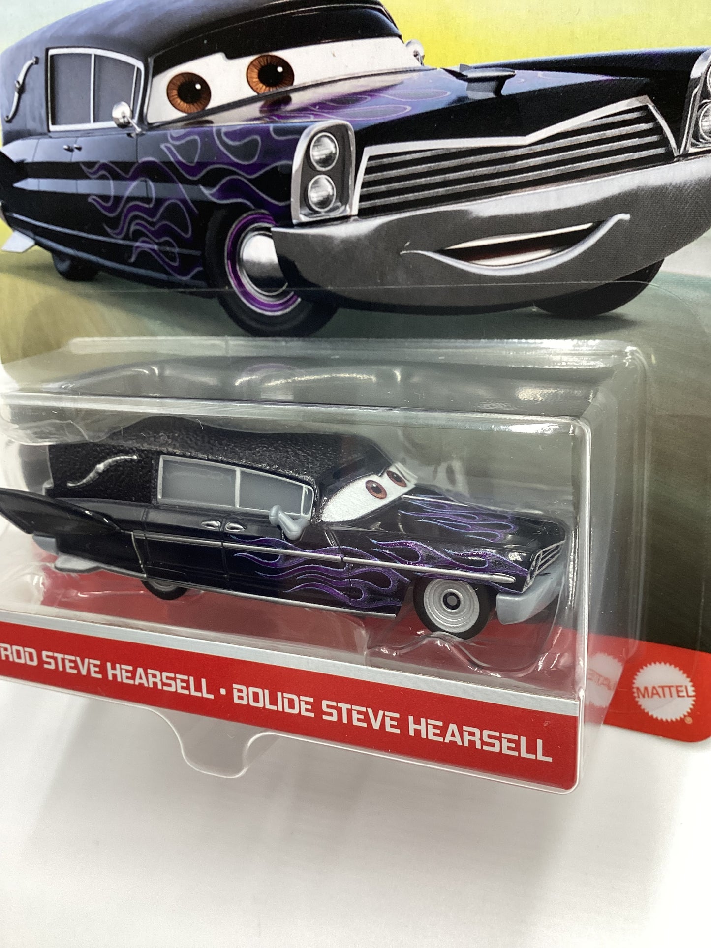 2021 Disney Pixar Cars Hot Rod Steve Hearsell Black 138B