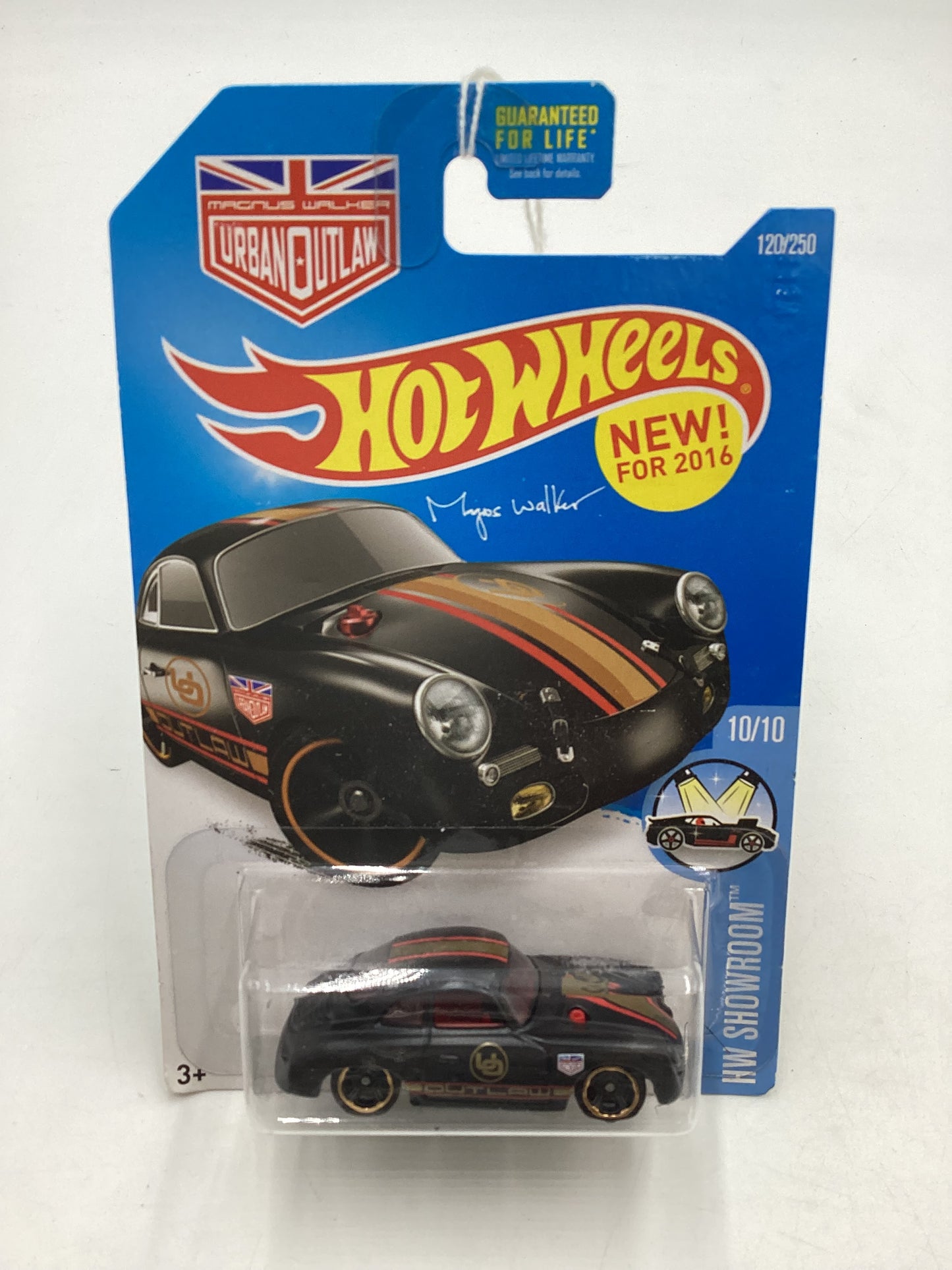 2016 Hot wheels Magnus Walker #120 Porsche 365A Outlaw Black 100C