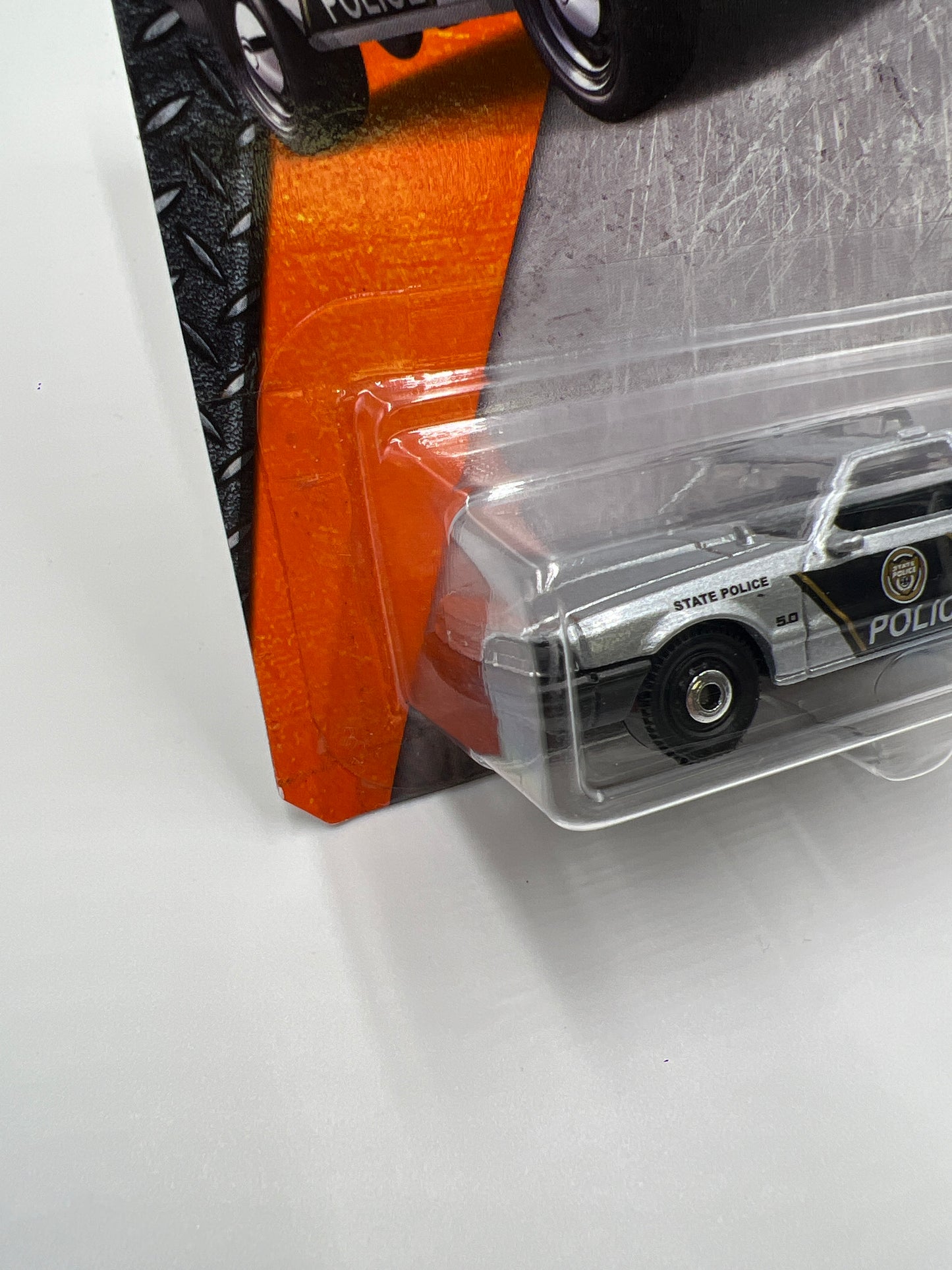 Matchbox MBX Heroic Rescue #66 93 Ford Mustang LX SSP Police Silver 206C