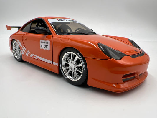 Jada Toys 1/24 Scale Bridgestone #008 Porsche 911 GT3 RS Orange Loose