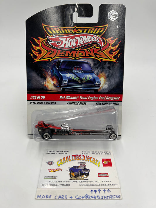 Hot Wheels Premium Drag Strip Demons #21 Hot Wheels Front Engine Fuel Dragsters The Zipper SR