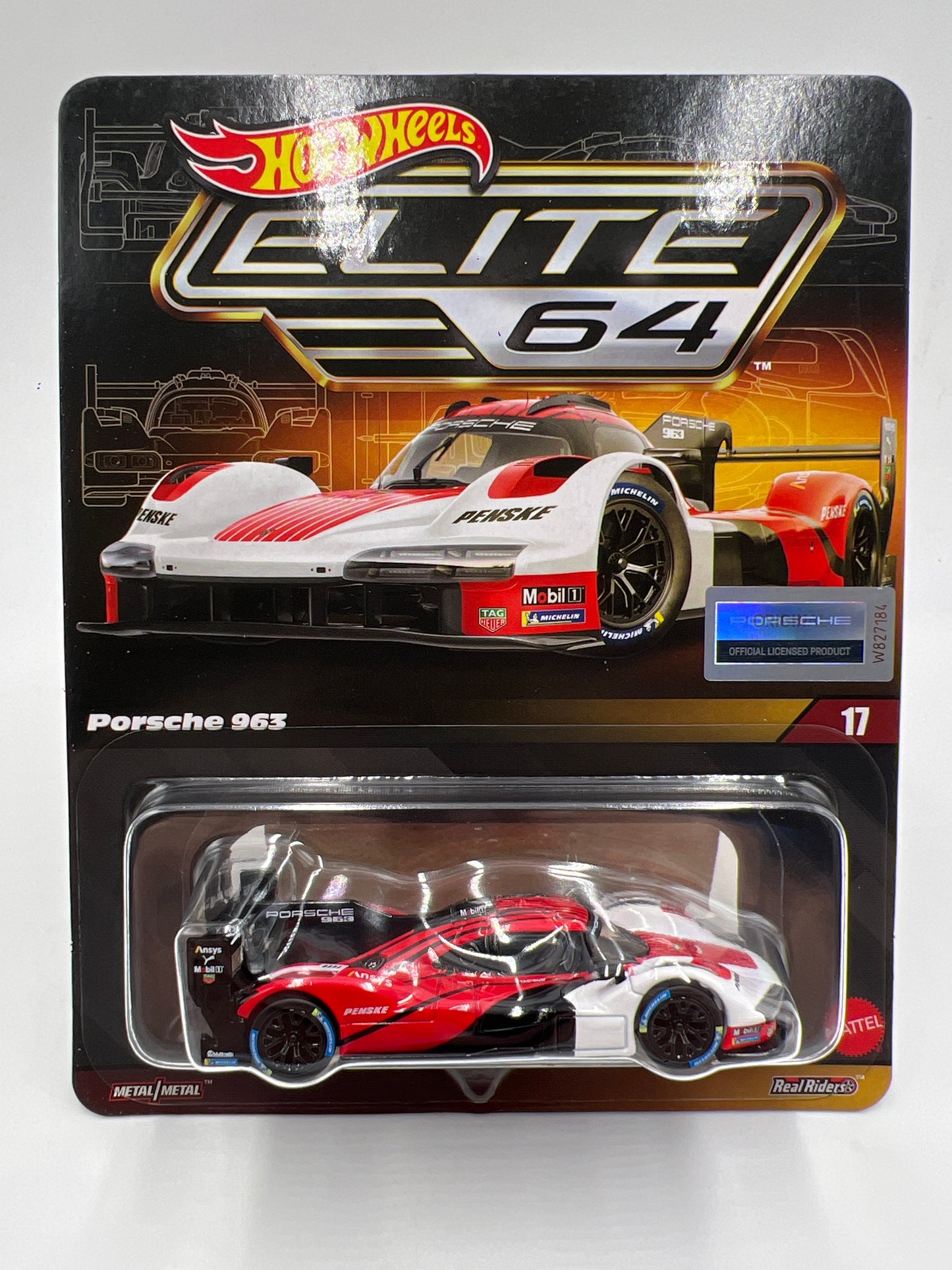 2025 Hot Wheels RLC Elite 64 #17 Porsche 963 W/Protector