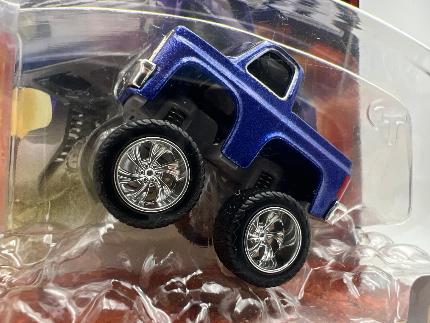 MGA Car Tuned Target Exclusive Lifted Series 1 #3 87 Chevy C10 Blue
