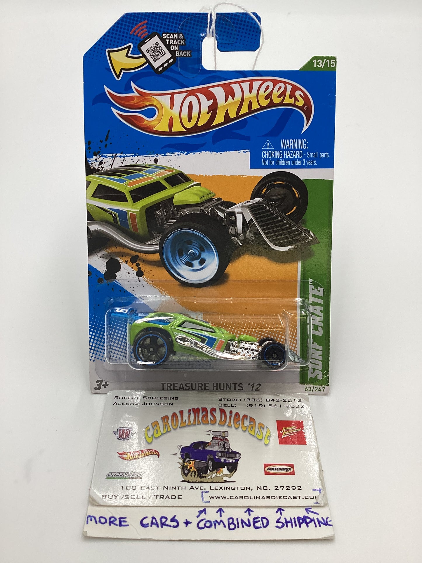 2012 Hot Wheels Treasure Hunt #63 Surf Crate