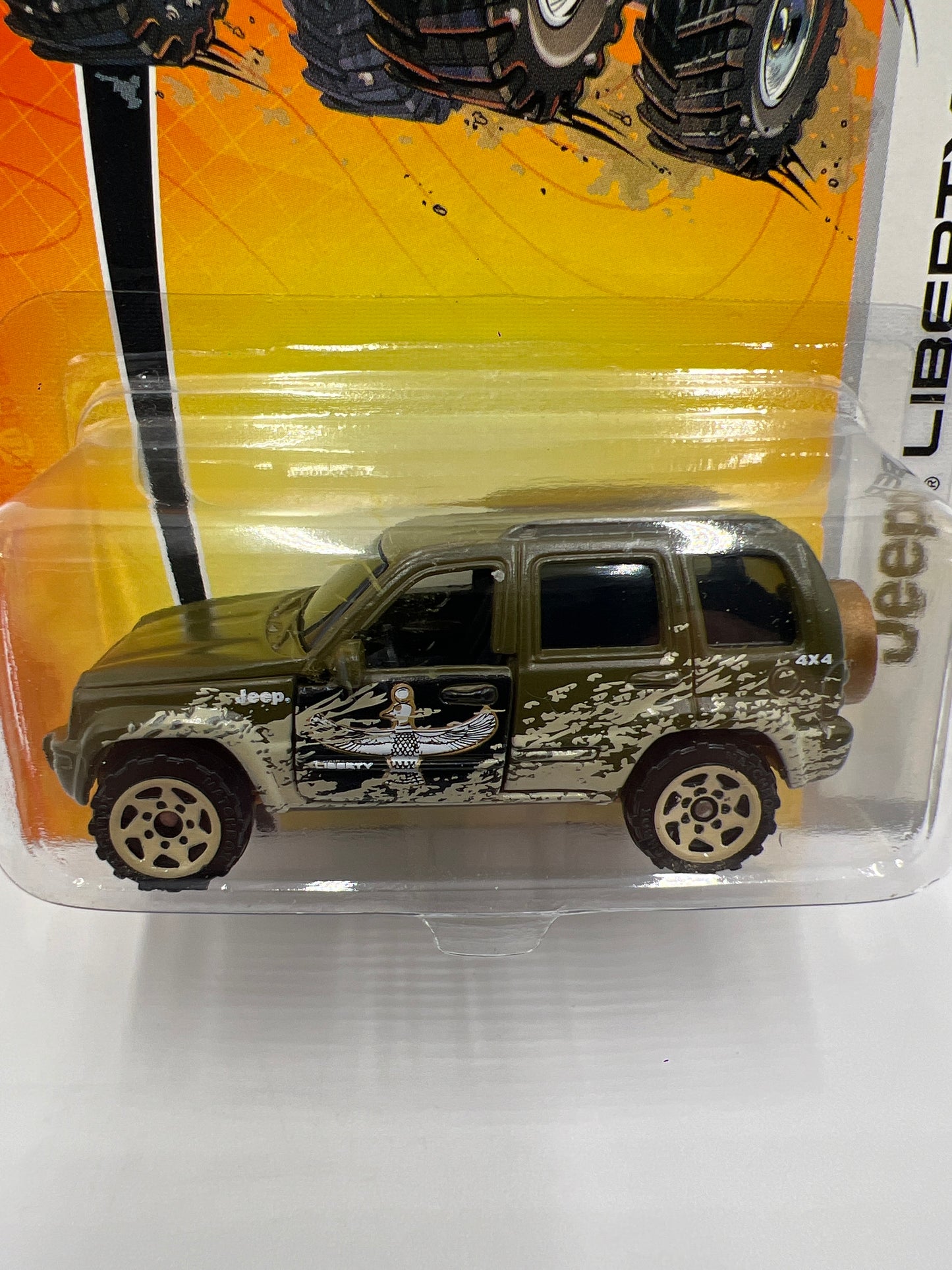 Matchbox MBX Metal #69 Jeep Liberty Green W/Protector