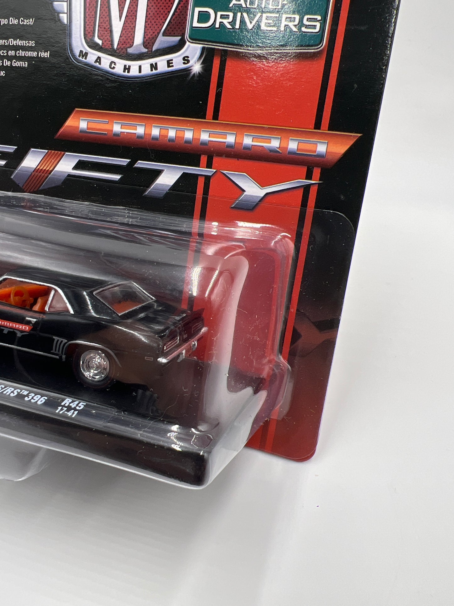 M2 Machines Auto Drivers Camaro Fifty 1969 Chevrolet Camaro SS/RS 396 Black R45 192F